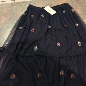 Zara new with tags skirt with beads and lace